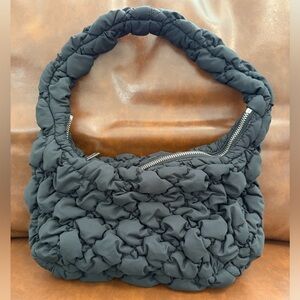 Babaton Ruched Nylon Shoulder Bag